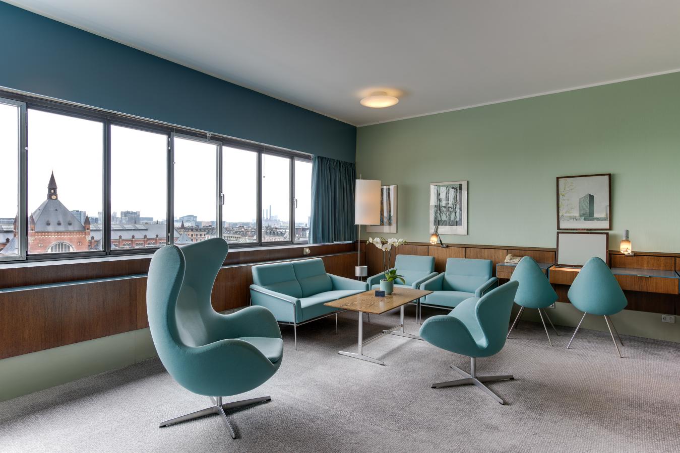 Arne Jacobsen's design at Radisson Blu Royal Hotel
