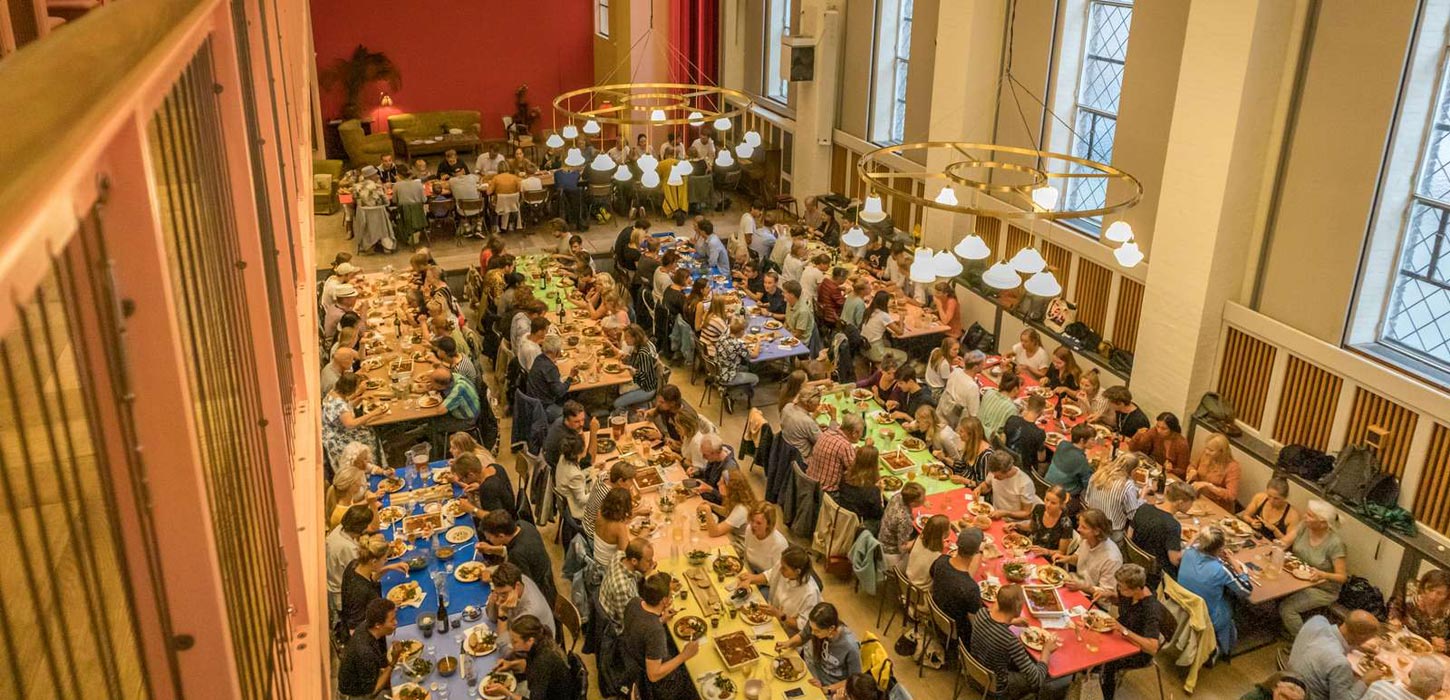 Absalon community dining in Vesterbro, Copenhagen