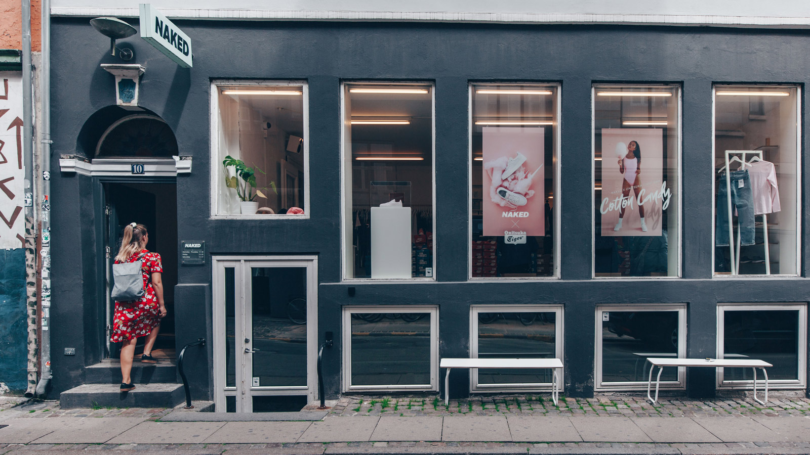 Sneaker shopping in central Copenhagen