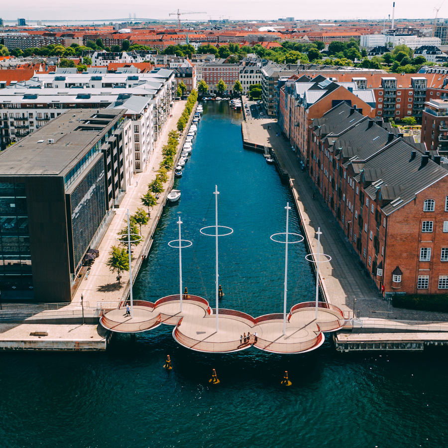 The Circle Bridge in Copenhagen