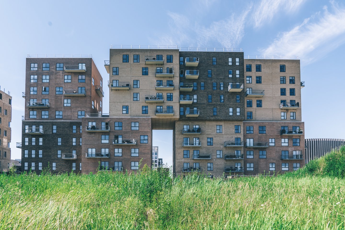 Architecture on the edge of nature in Ørestad