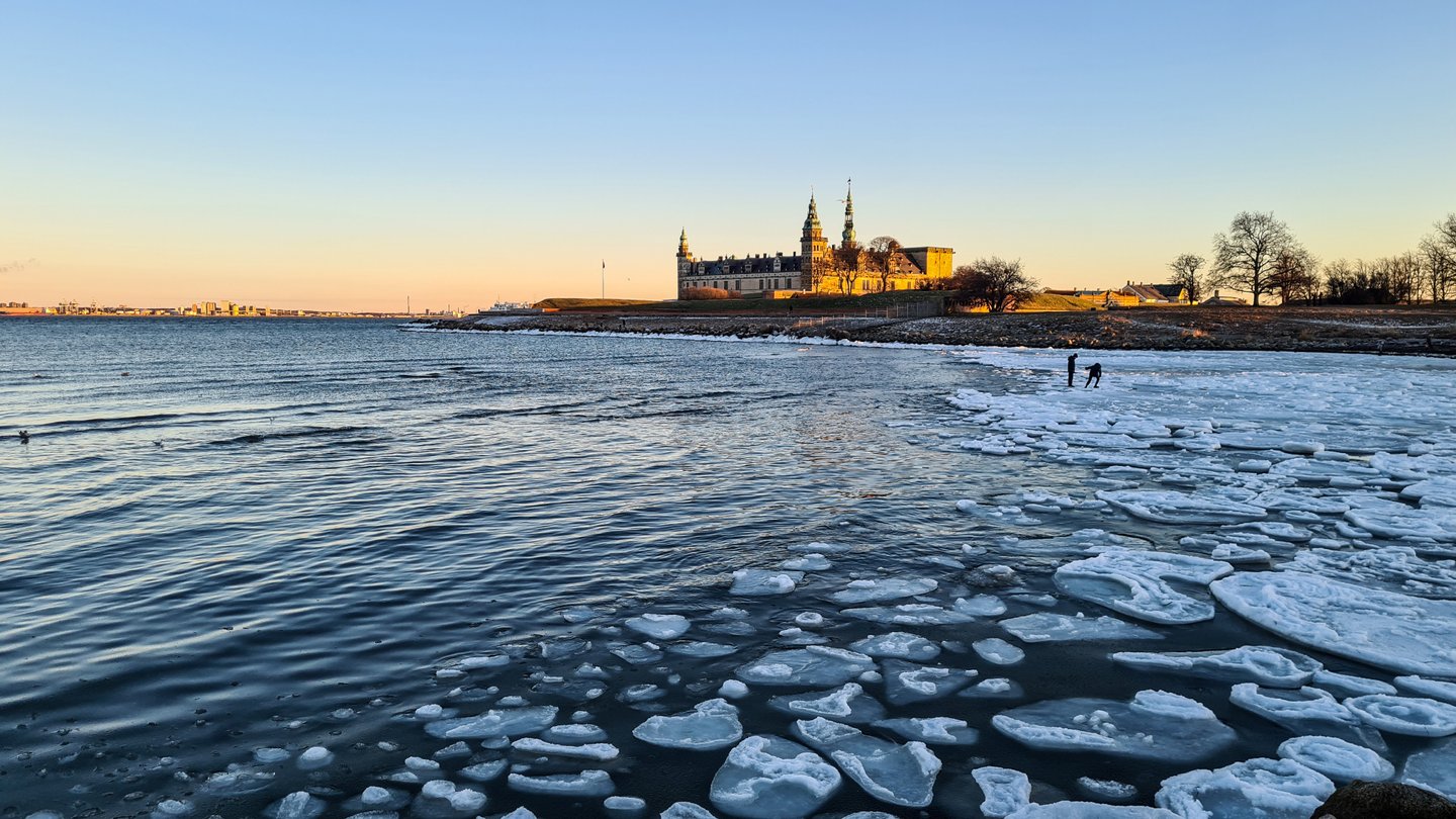 Kronborg om vinteren