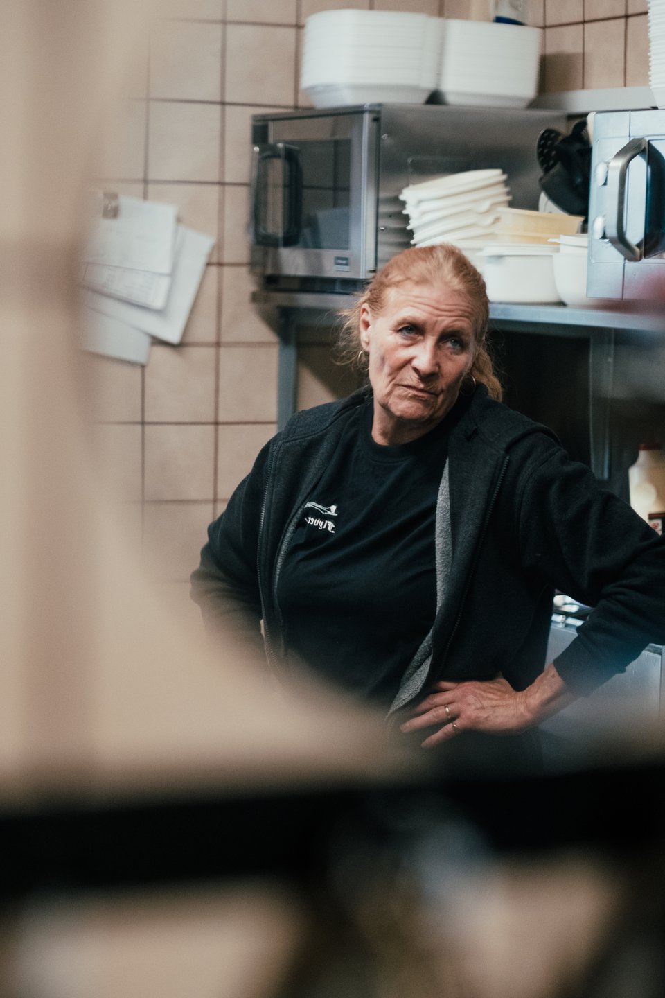 Flyvergrillen - Jannie, the owner